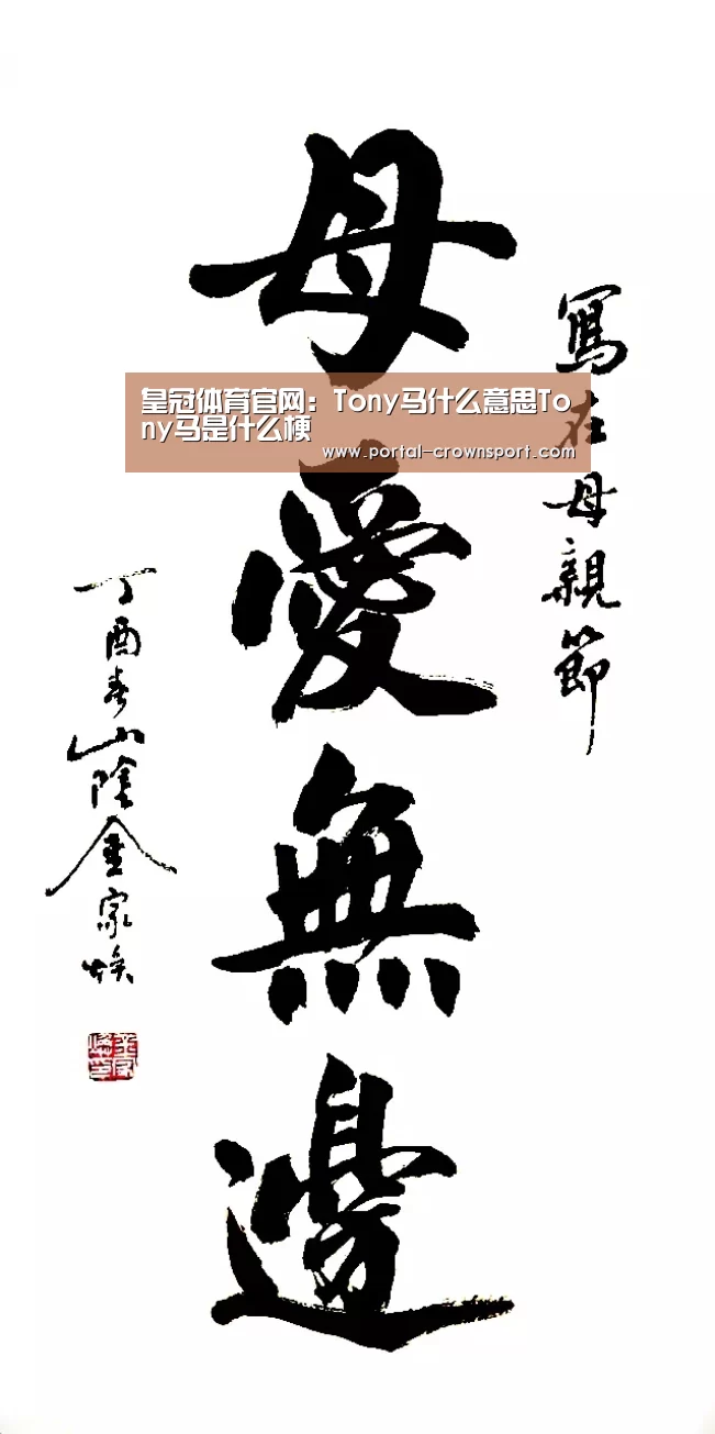 皇冠体育官网:Tony马什么意思Tony马是什么梗(图3) 皇冠体育